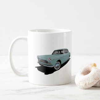Vintage Pug 404 Coupé 2 images - 20 colours Coffee Mug