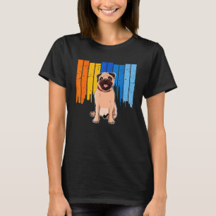 Vintage Pug Mops Carlin Dog Breed Cute T-Shirt