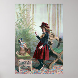 Vintage Pug Poster