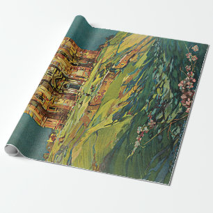 Vintage Puglia Italy Castle Travel Wrapping Paper