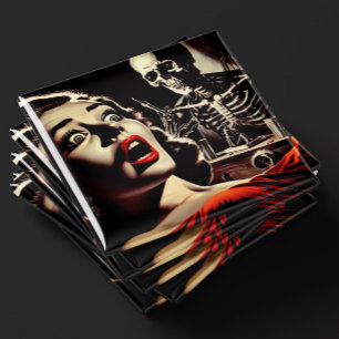 Vintage Pulp Horror Woman Magnet
