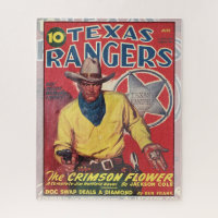 VINTAGE PULP MAGAZINE COVER ART WESTERN 