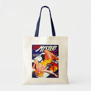 VINTAGE PULP MAGAZINE COVER  TOTE BAG