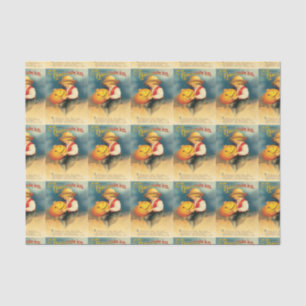 Vintage Pumpkin Carving Tissue Paper