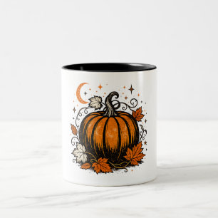 Vintage Pumpkin Coffee Mug Cosy Halloween Fall G