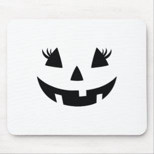 Vintage Pumpkin Face Jackolantern Jack O Lantern H Mouse Mat