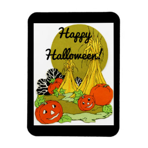 Vintage Pumpkin Patch Magnet