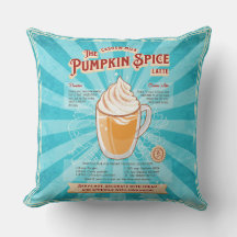 Vintage Pumpkin Spice Latte - Recipe Poster