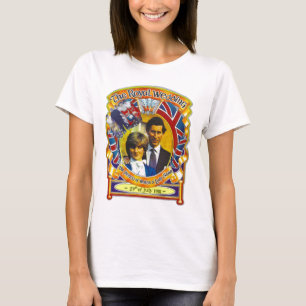 Vintage Punk  80'sroyal wedding Charles and Di T-Shirt