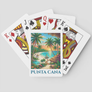 Vintage Punta Cana Dominican Republic Vacation Playing Cards