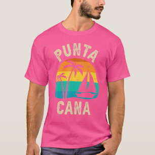 Vintage Punta Cana Sunset Matching Family Vacatio T-Shirt