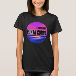 Vintage Punta Gorda Vaporwave Florida T-Shirt