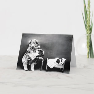 Vintage Puppies and Kittens Note Cards