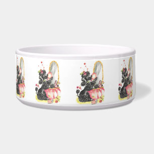 Vintage Puppy Art Prissy Poodle