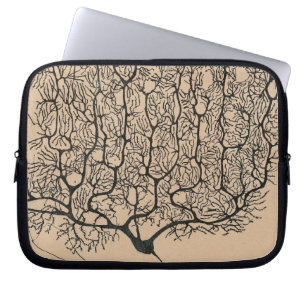 Vintage Purkinje Neuron Anatomical Drawing Doctor Laptop Sleeve