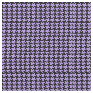 Vintage purple and black houndstooth fabric