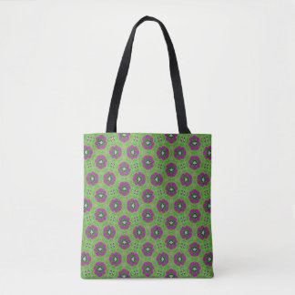 Vintage Purple Blossom Tote Bag