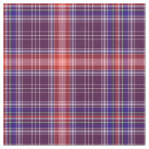 Vintage Purple, Blue, and Red Wedding Plaid