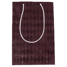 Vintage Purple Harlequin Pattern  