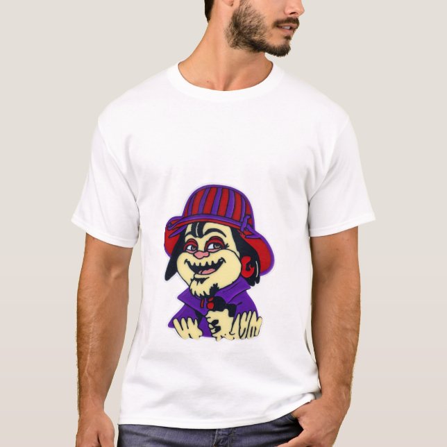 Vintage Purple Hat Graphic Tee (Front)