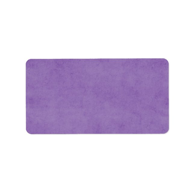 Vintage Purple Paper Parchment Background Template Label (Front)