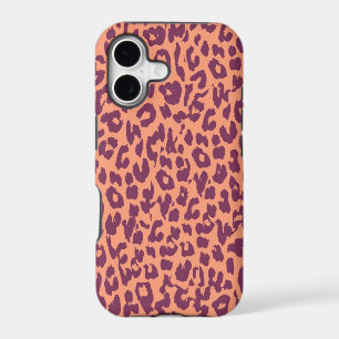 Vintage Purple Pink Leopard Print Skin
