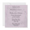 Vintage Purple Unconditional Love Wedding Invite