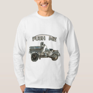 Vintage Push Me Vehicle Mens Long Sleeve Shirt