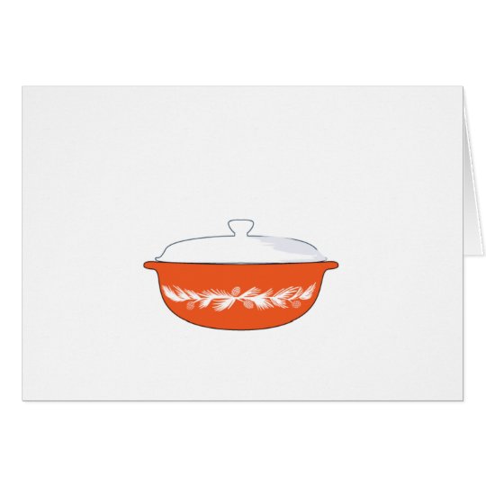 Vintage Pyrex Christmas Card