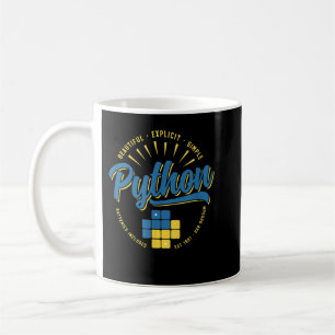 Vintage Python Programming Language  Coffee Mug