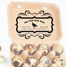 Vintage Quail EGG Stamp