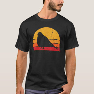 Vintage Quail Retro Quail Bird Silhouette 70s 80s T-Shirt
