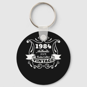 Vintage Quality 1984 Aged To Genuine Perfection Key Ring