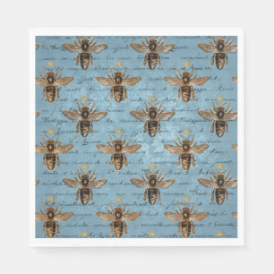 Vintage Queen Bee Napkin
