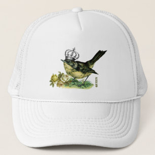 Vintage Queen Bird Valentine's Day Gift Trucker Hat