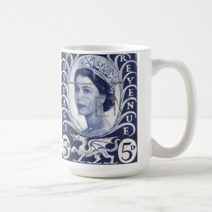 Vintage Queen Elizabeth II Coffee Mug
