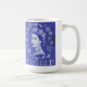 Vintage Queen Elizabeth II Coffee Mug