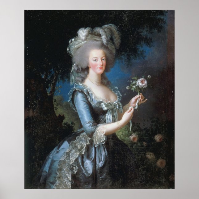 Vintage Queen Marie Antoinette Of France Poster (Front)
