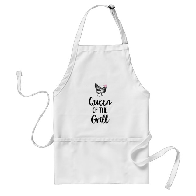 Vintage Queen of the Grill Apron (Front)