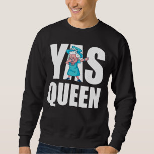 Vintage Queen Sunglasses British Crown Union Jack Sweatshirt
