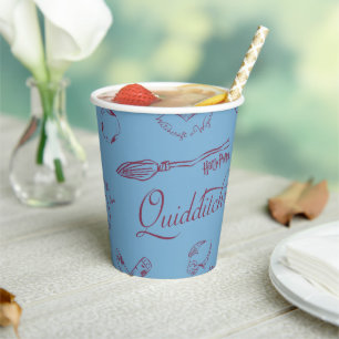 Vintage QUIDDITCH™ Sketch Pattern Paper Cups