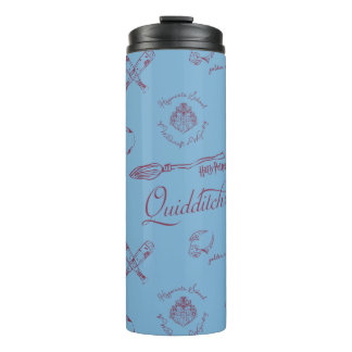 Vintage QUIDDITCH™ Sketch Pattern Thermal Tumbler