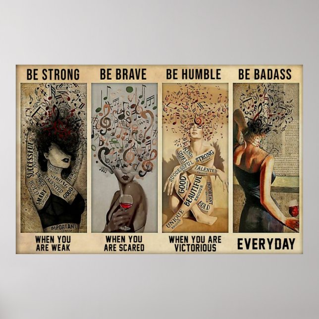 Vintage quote poster (Front)