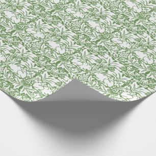 Vintage rabbits wrapping paper