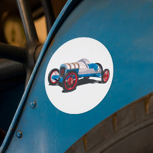 Vintage Race Car Classic Auto Classic Round Sticker
