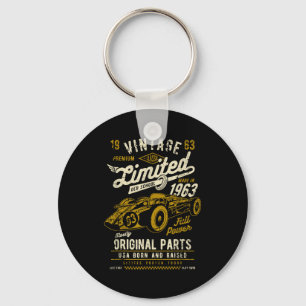 Vintage Race Car Design  Key Ring