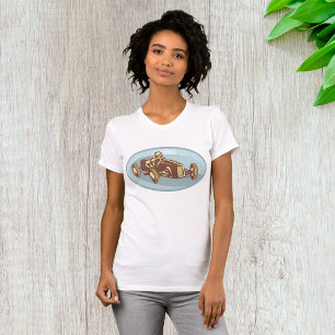 Vintage Race Car Driver Classic Motorsport Art T-Shirt