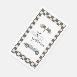 Vintage Race car  Napkin