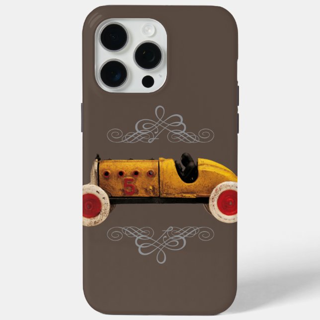 Vintage Race Car Tin Toy Case-Mate iPhone Case (Back)