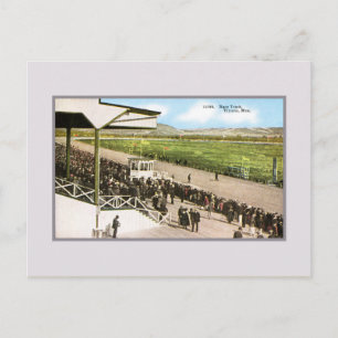 Vintage Race track (horse racing) Tijuana Mexico Postcard